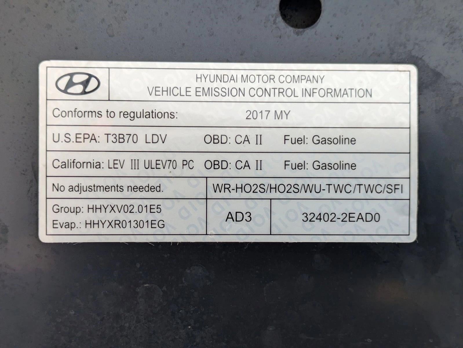2017 Hyundai ELANTRA Value Edition 2.0L Auto (Ulsan)