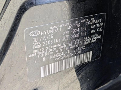 2017 Hyundai ELANTRA Value Edition 2.0L Auto (Ulsan)