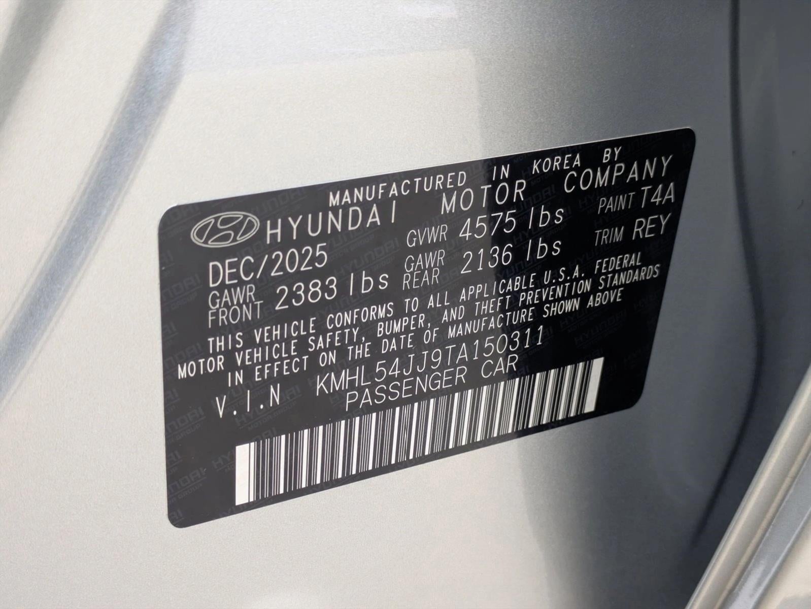 2026 Hyundai SONATA Hybrid Limited FWD