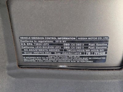 2018 Nissan Rogue FWD S