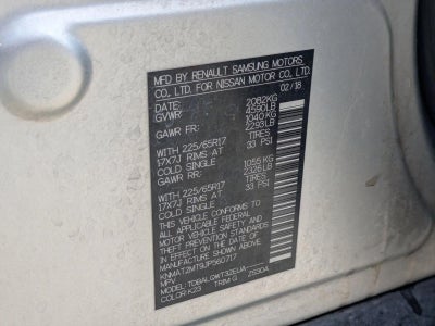 2018 Nissan Rogue FWD SV