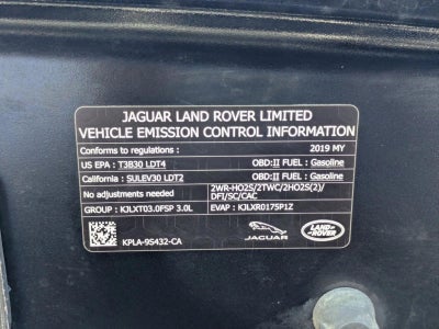 2019 Land Rover Range Rover V6 Supercharged HSE SWB