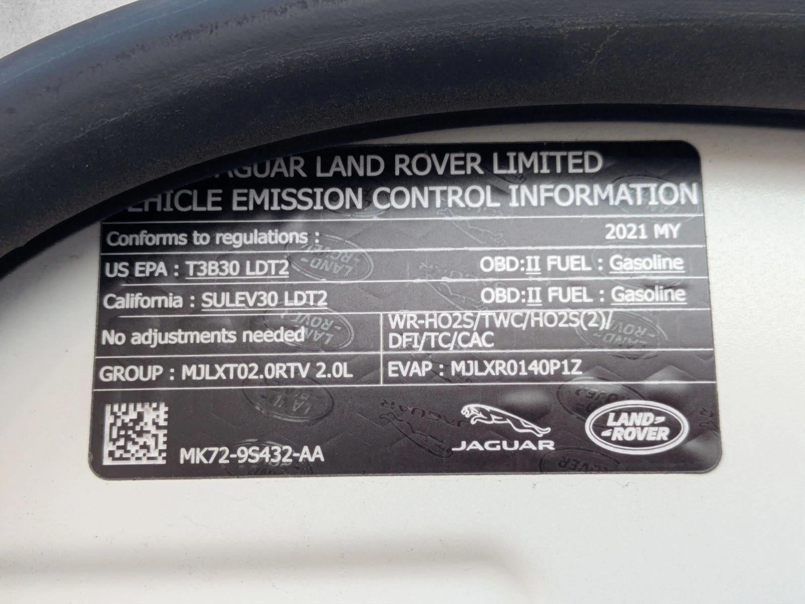 2021 Land Rover Range Rover Evoque R-Dynamic SE AWD
