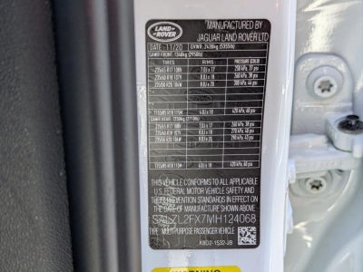 2021 Land Rover Range Rover Evoque R-Dynamic SE AWD