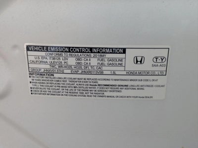 2018 Honda Civic Hatchback Sport Manual