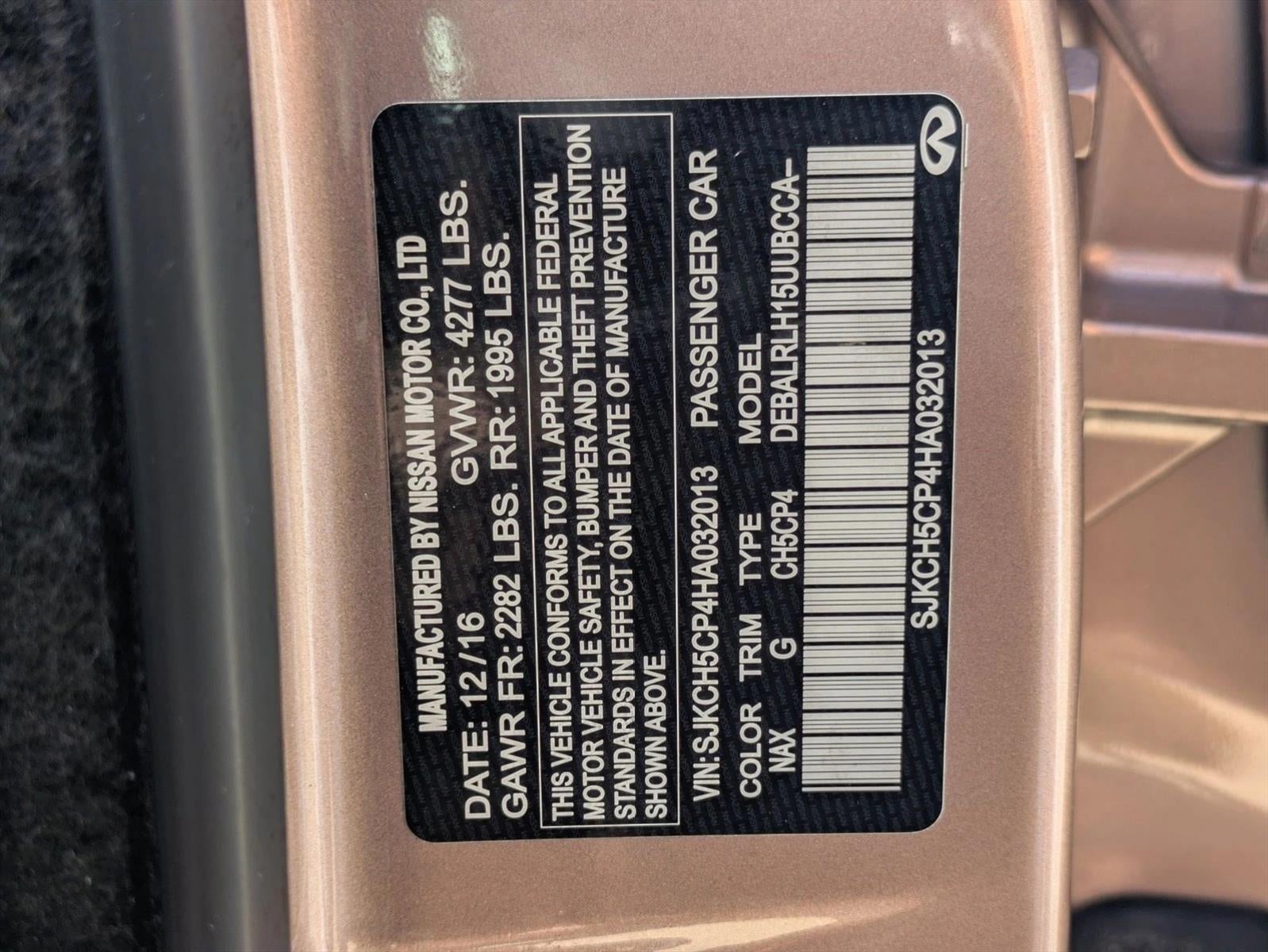 2017 INFINITI QX30 Premium FWD