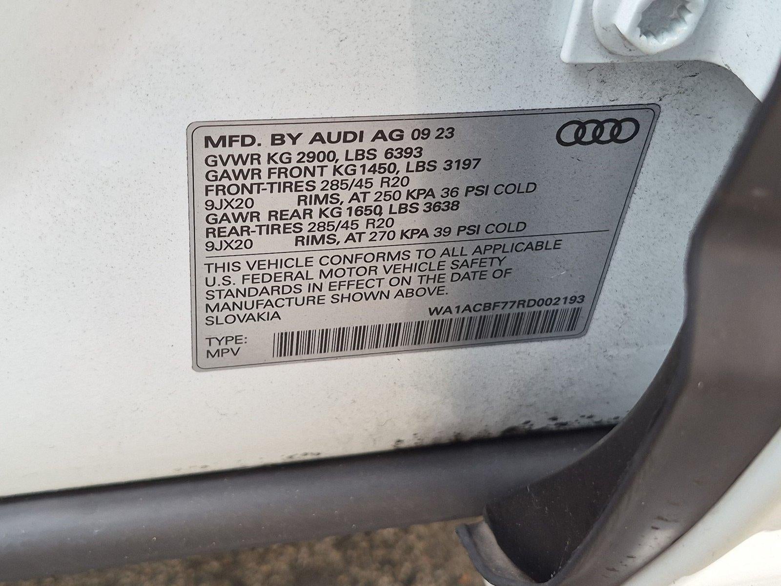 2024 Audi Q7 Premium 45 TFSI quattro