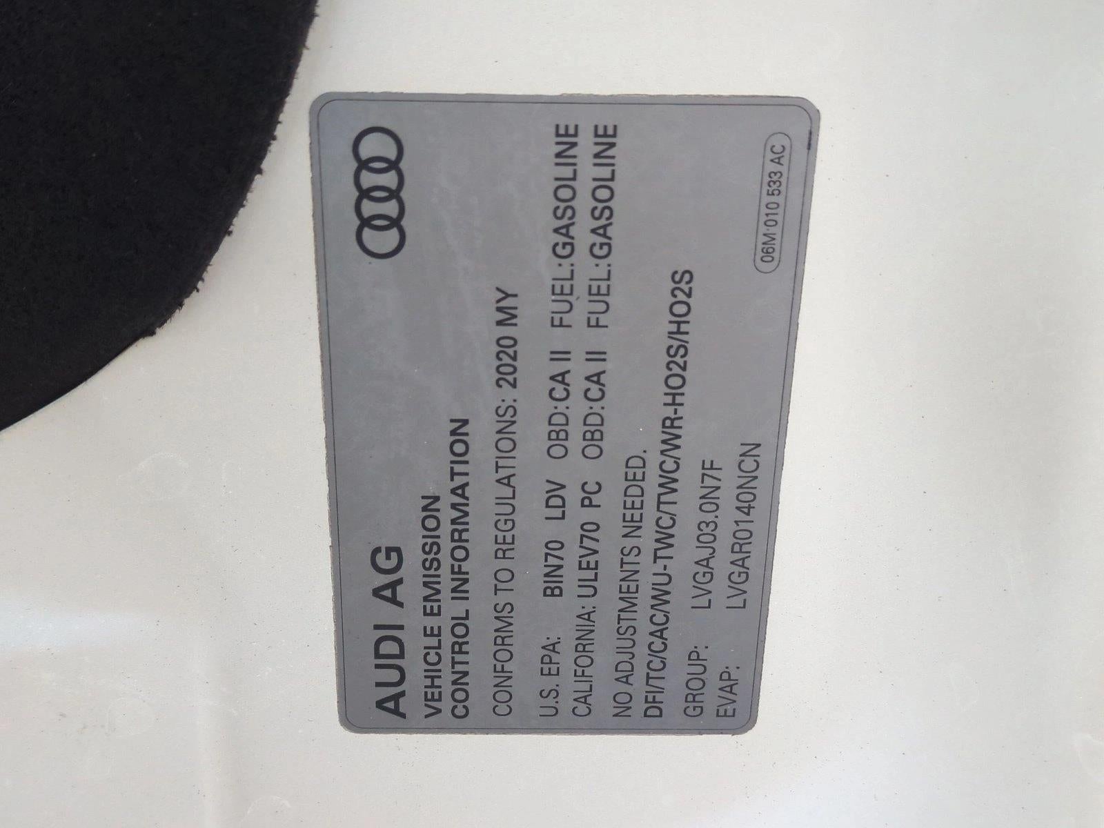 2020 Audi SQ5 Premium Plus 3.0 TFSI quattro