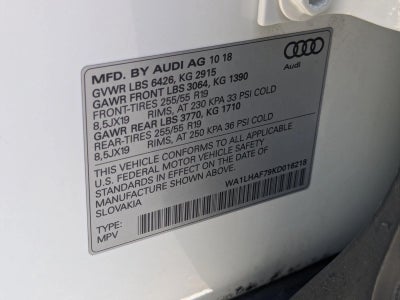 2019 Audi Q7 Premium Plus 45 TFSI quattro