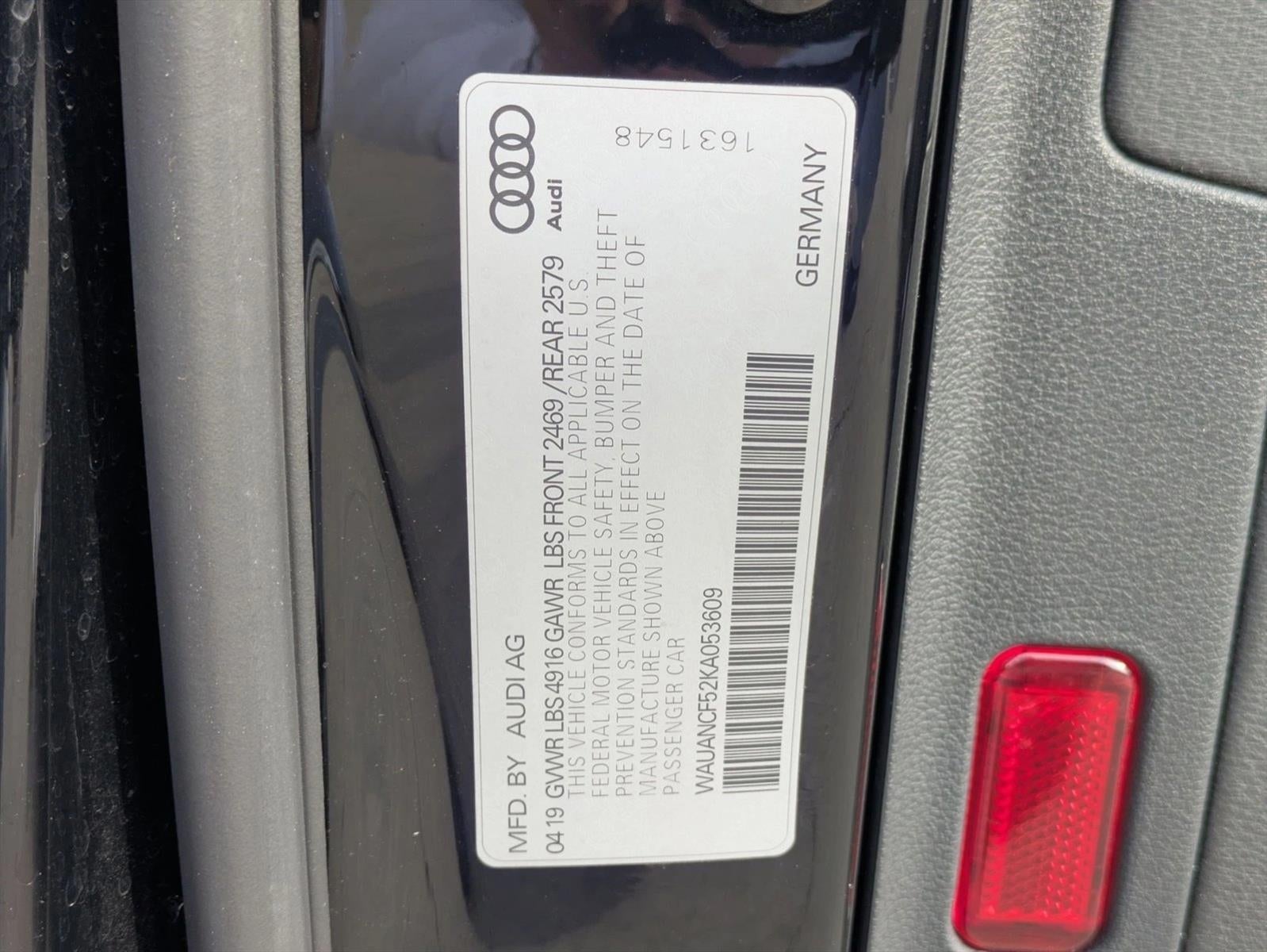 2019 Audi A5 Sportback Premium 45 TFSI quattro