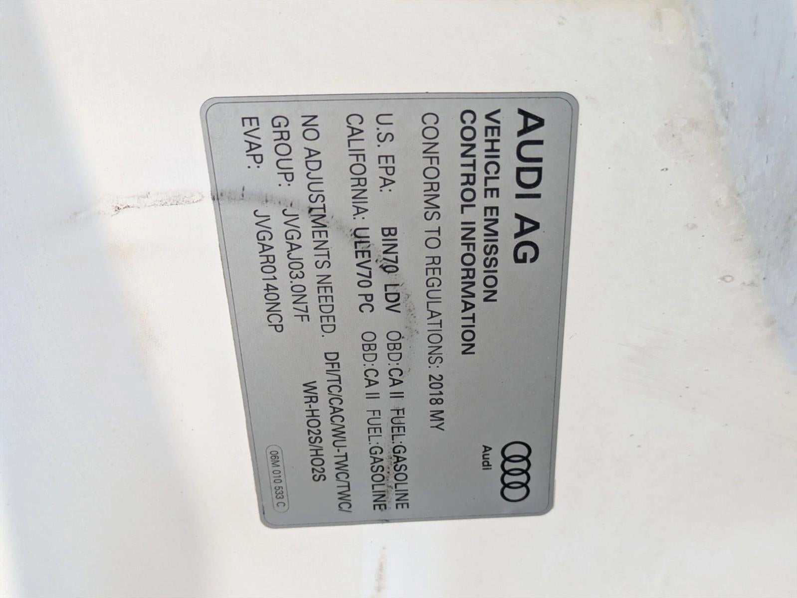 2018 Audi S5 Sportback 3.0 TFSI Premium Plus