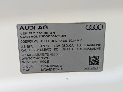 2024 Audi A6 Sedan Premium Plus 45 TFSI quattro
