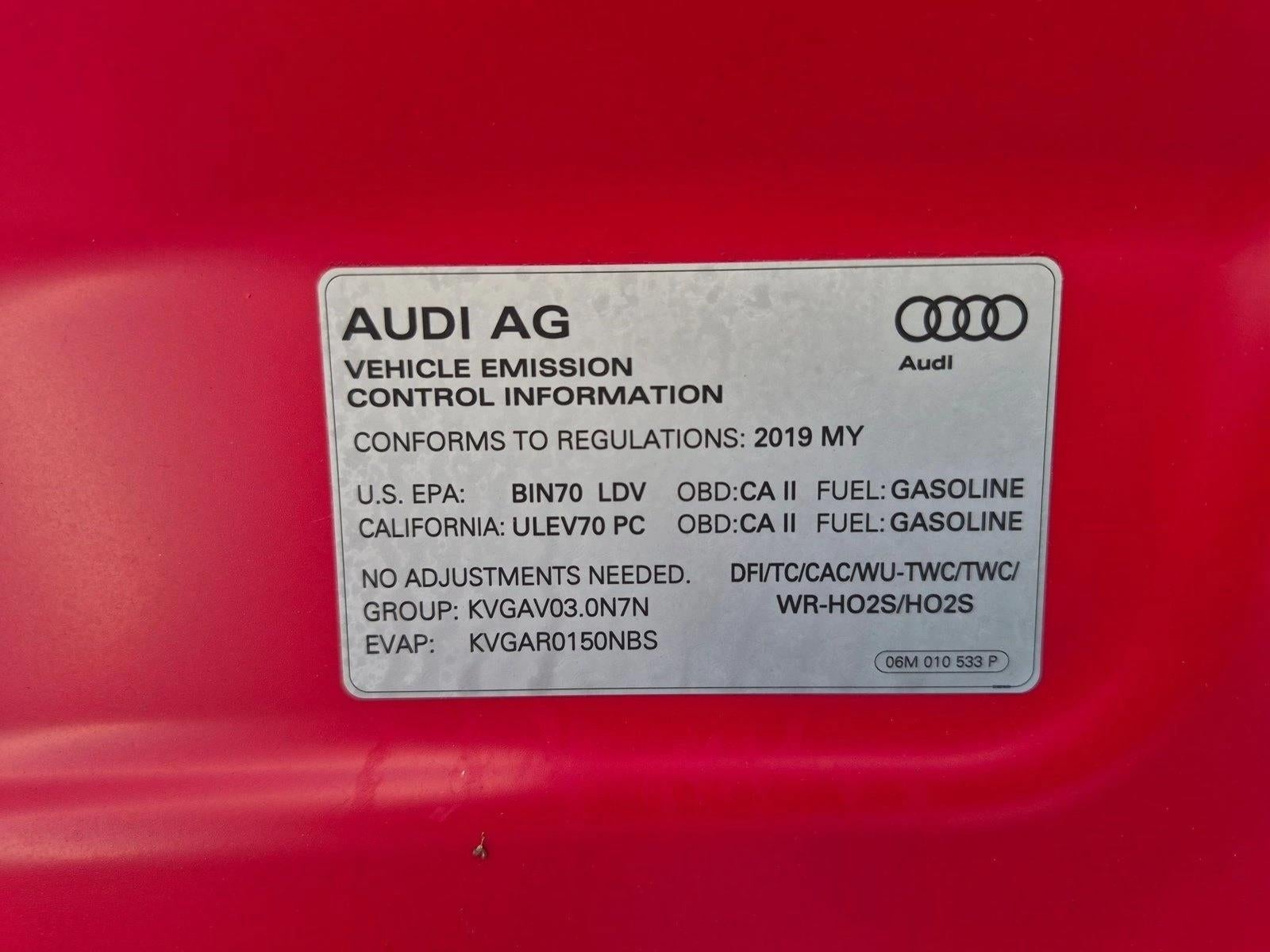 2019 Audi A6 Premium Plus 55 TFSI quattro