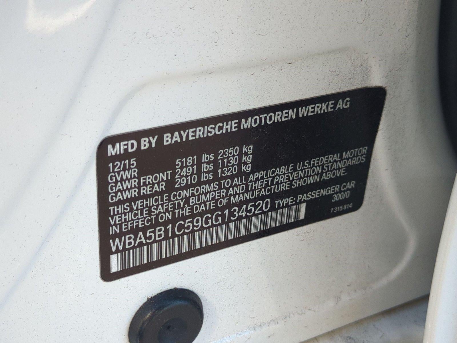 2016 BMW 535i Sedan