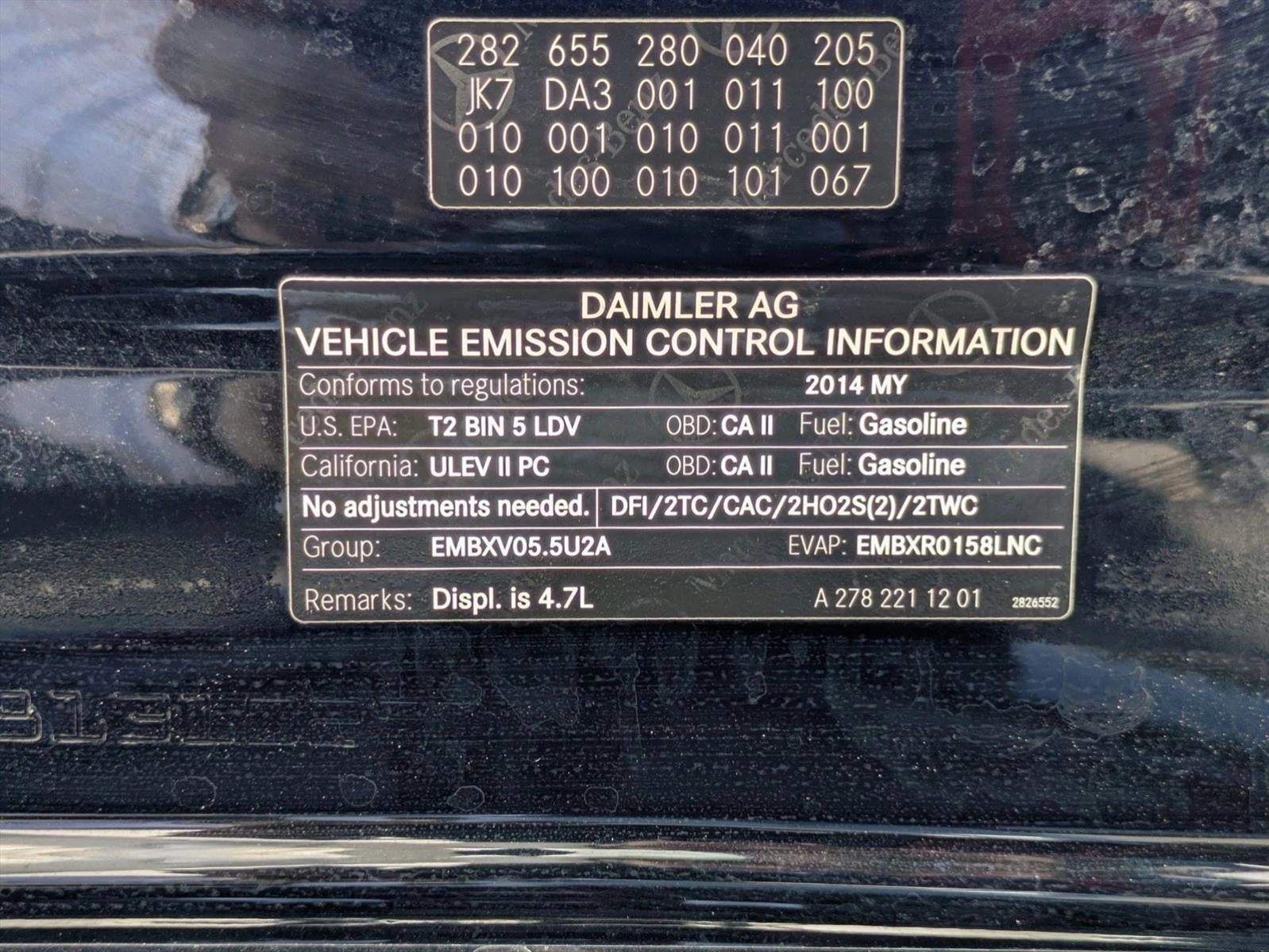2014 Mercedes-Benz SL-Class SL 550
