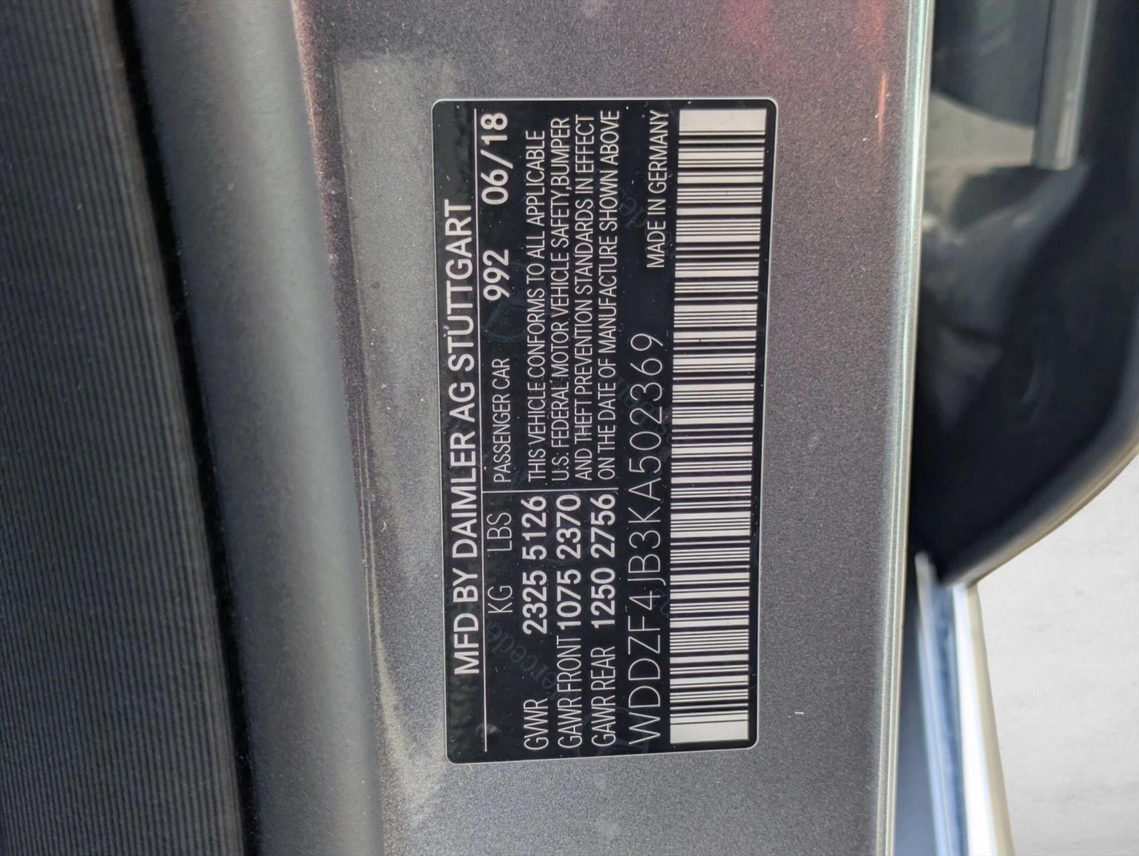 2019 Mercedes-Benz E-Class E 300 RWD Sedan
