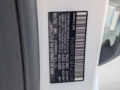 2019 Mercedes-Benz E-Class E 300 RWD Sedan