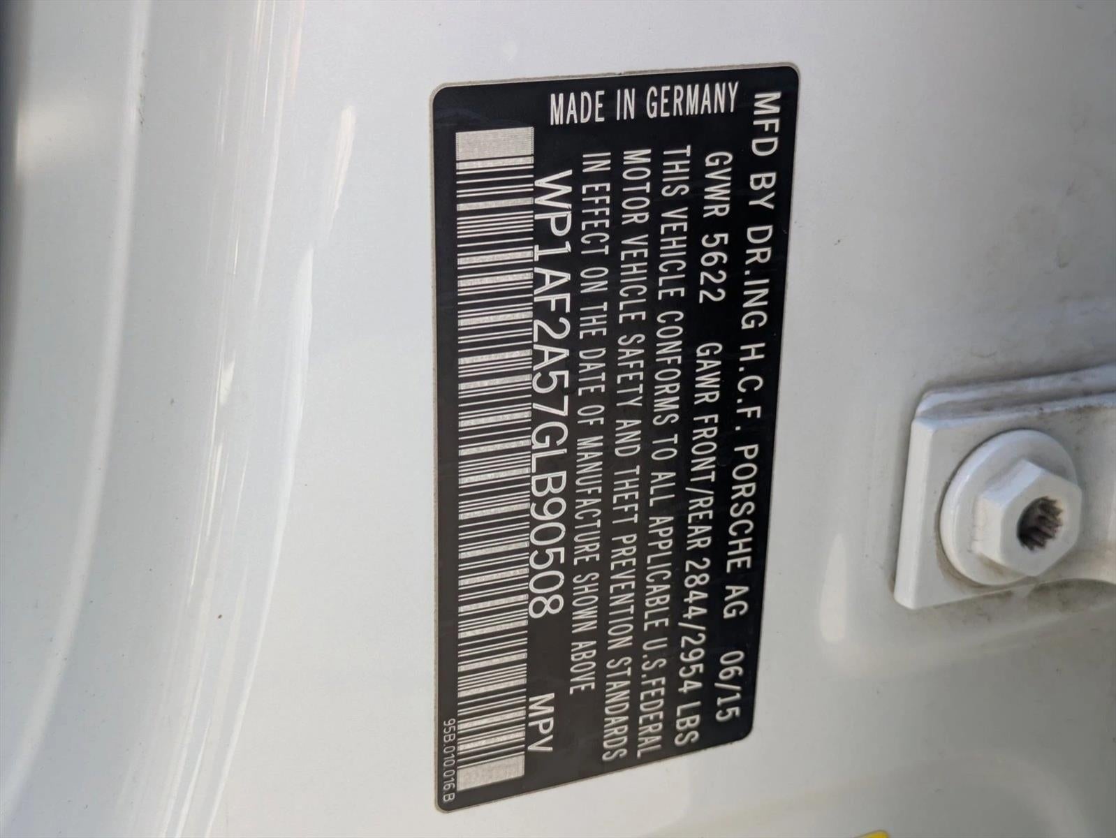 2016 Porsche Macan AWD 4dr Turbo