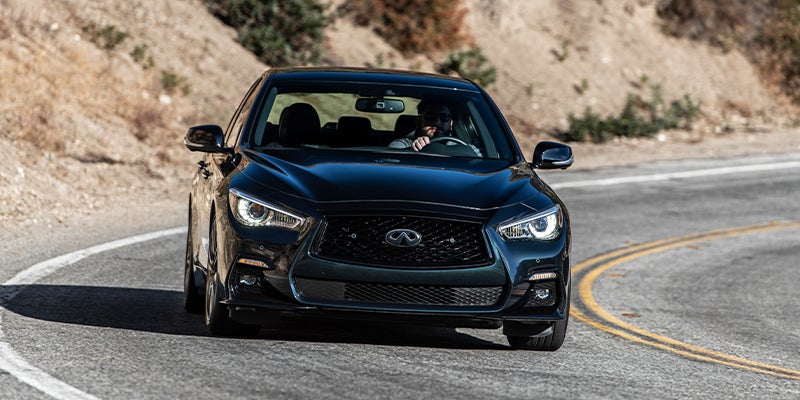 2023 Infiniti Q50 Driving On Road