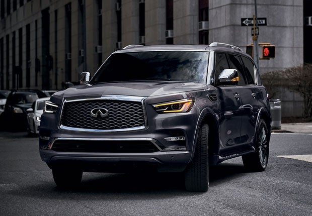 2024 INFINITI QX80 Key Features - HYDRAULIC BODY MOTION CONTROL SYSTEM | AutoNation INFINITI Tustin in Tustin CA
