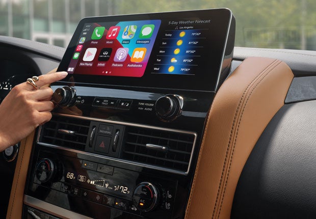 2024 INFINITI QX80 Key Features - WIRELESS APPLE CARPLAY® INTEGRATION | AutoNation INFINITI Tustin in Tustin CA