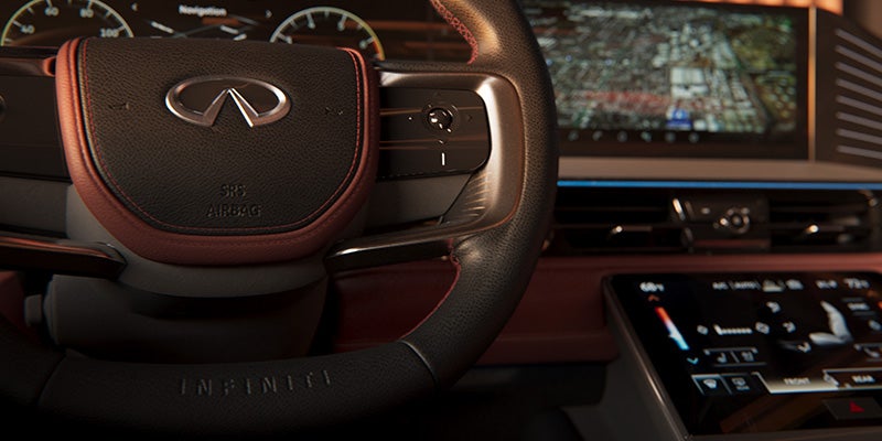 2025 INFINITI QX80 steering wheel img