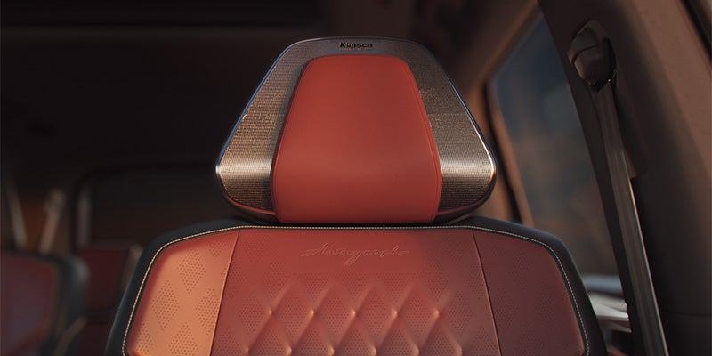 Infiniti QX80 feature - leather interior 