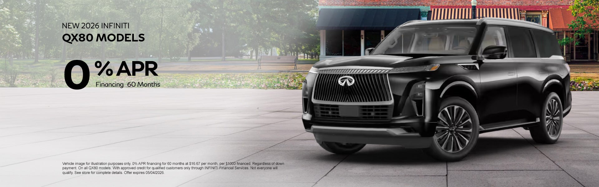 2026 INFINITI QX80 offer