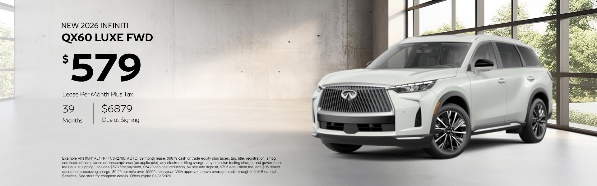 New 2026 INFINITI QX60 Luxe FWD