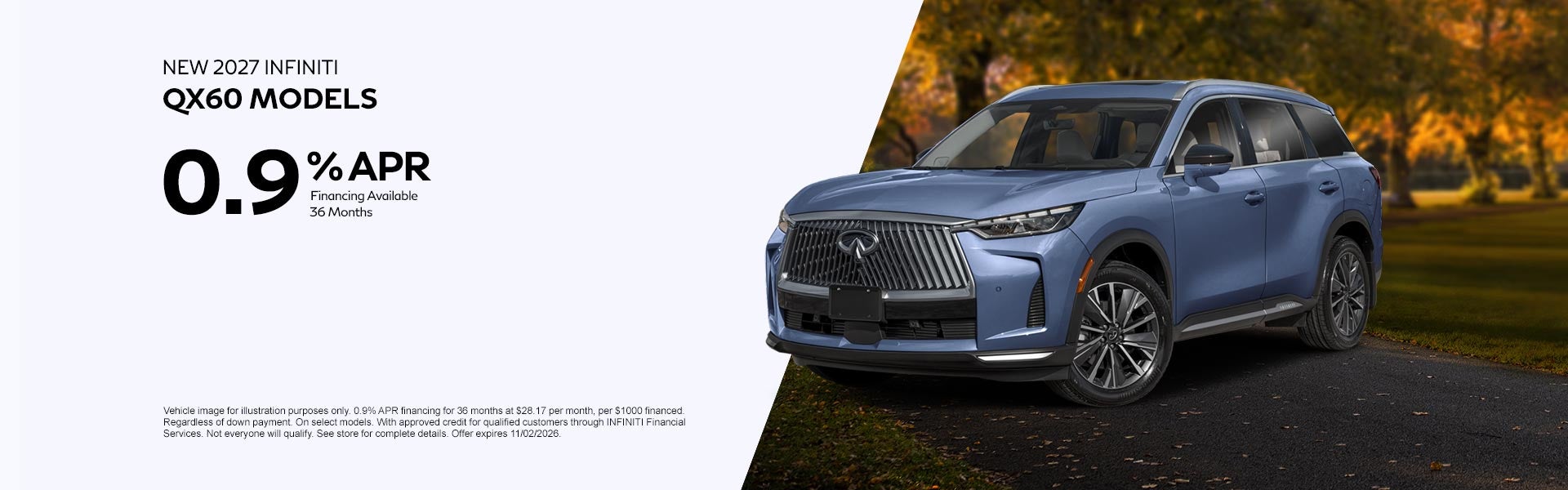 New 2027 INFINITI QX60