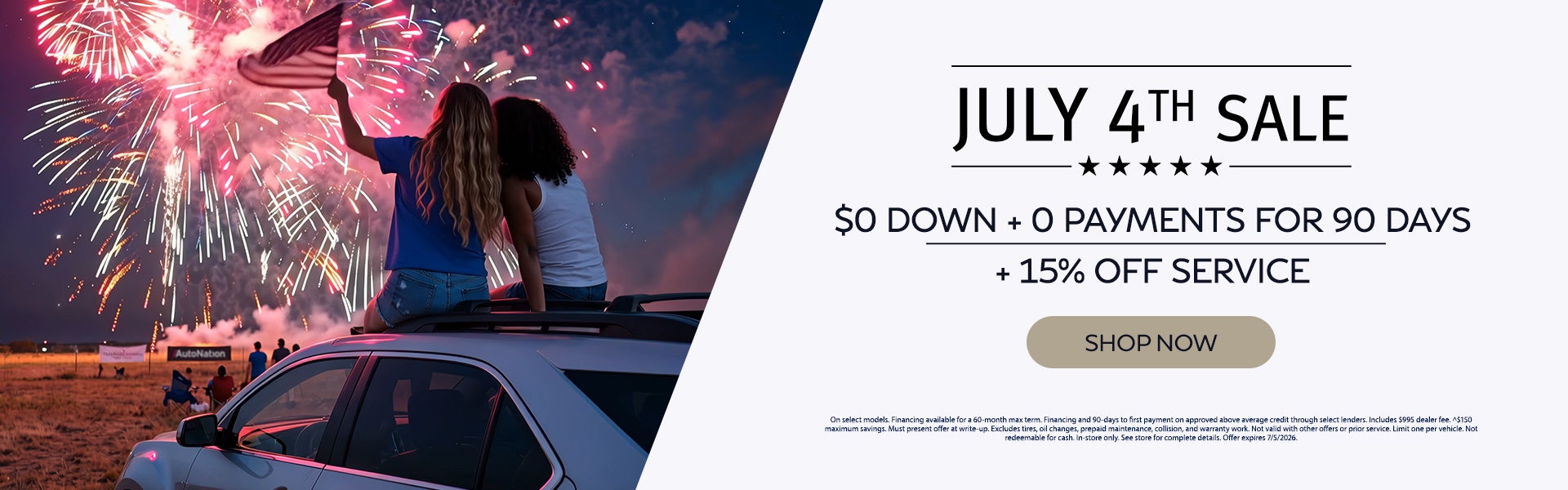 July 4th Sale