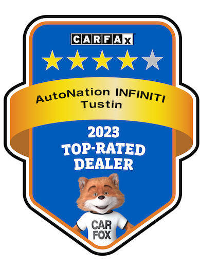 CARFAX 2023 Top-Rated Dealer Award For AutoNation INFINITI Tustin