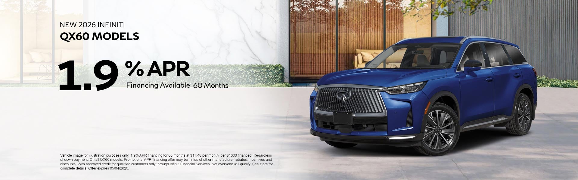 2026 INFINITI QX60 offer