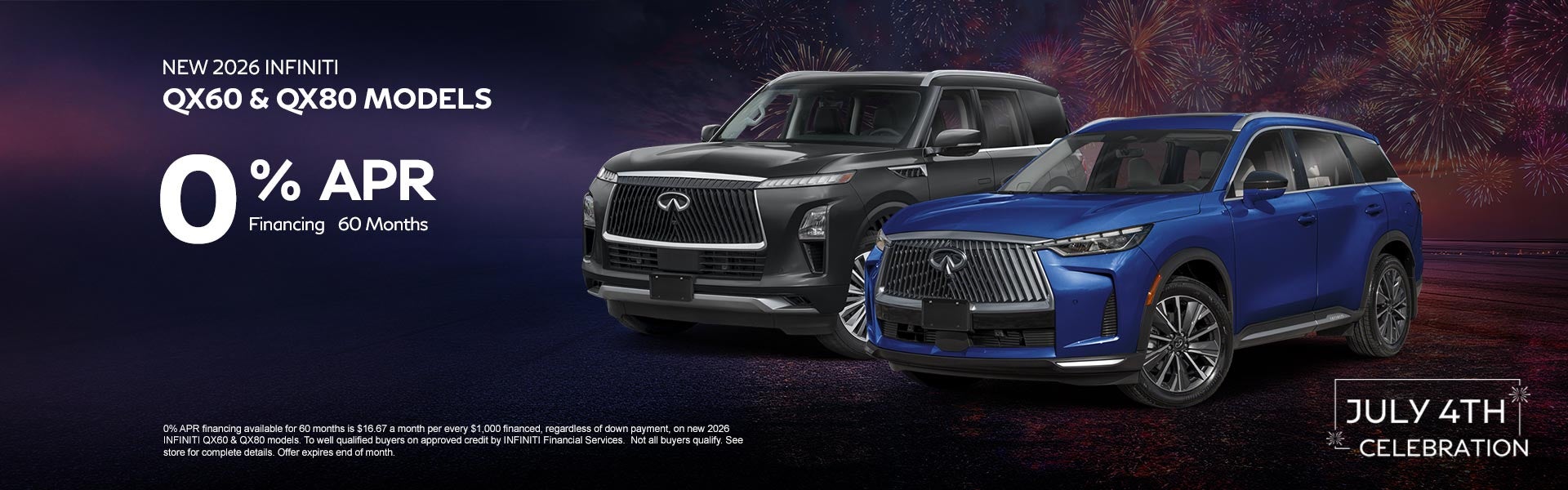 New 2026 INFINITI QX 0 & QX80 Models